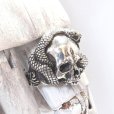 画像7: ※受注商品※ {GRYPHON} Skull&Snake RING"Eternity"