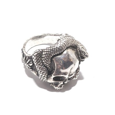 画像4: ※受注商品※ {GRYPHON} Skull&Snake RING"Eternity"
