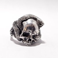 ※受注商品※ {GRYPHON} Skull&Snake RING"Eternity"