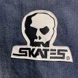 画像5: {SKULL SKATES}  CLUB ZIP JACKET (INDIGO×CANVAS) (5)