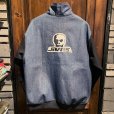 画像2: {SKULL SKATES}  CLUB ZIP JACKET (INDIGO×CANVAS) (2)