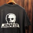 画像4: {SKULL SKATES}  LOGO T-SHIRTS(BLACK×WHITE) (4)