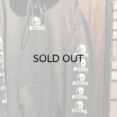 画像3: {SKULL SKATES}  LOGO HOODIE(BLACK×WHITE)