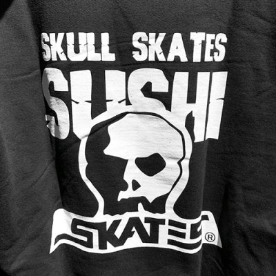 画像4: {SKULL SKATES}  SUSHI HOODIE(BLACK×WHITE)