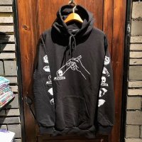 {SKULL SKATES}  SUSHI HOODIE(BLACK×WHITE)