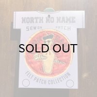 {NORTH NO NAME} FELT PATCH / M / "WORK HARD"