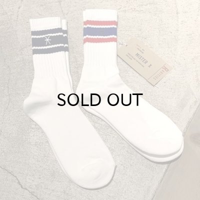 画像1: {MISTER-X} "MR-X EXC" TUBE SOX 2COLOR SET