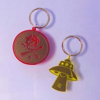 {デスパターンズ×KAE Acrylic} "SKULL"/"UFO" KEY HOLDER(別注ver.)