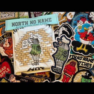 画像1: {NORTH NO NAME} PATCH DESIGN PRINT T-SHIRTS