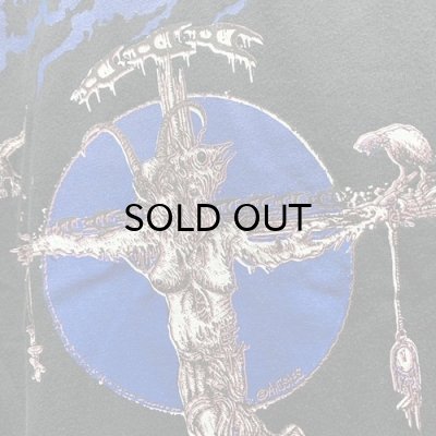 画像11: {MOMENTARY PSYCHO ART} "GOD" BIG SIZE L/S T-SHIRTS (BLACK)