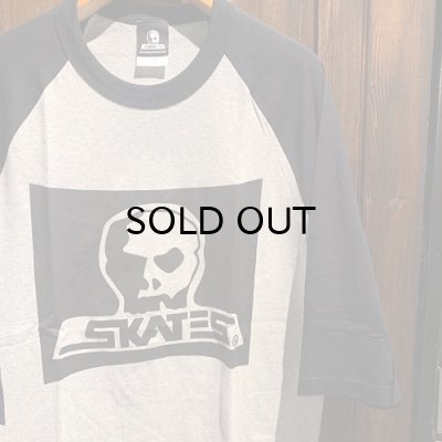 画像2: {SKULL SKATES} RAGLAN BASEBALL 3/4 T-SHIRTS