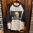 画像1: {SKULL SKATES} RAGLAN BASEBALL 3/4 T-SHIRTS (1)