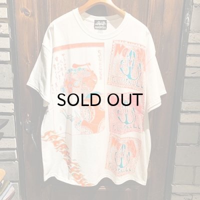 画像1: {FREAK SHOW} NO MAD NUMSKULL MULTI T-SHIRTS(WHITE/XL)