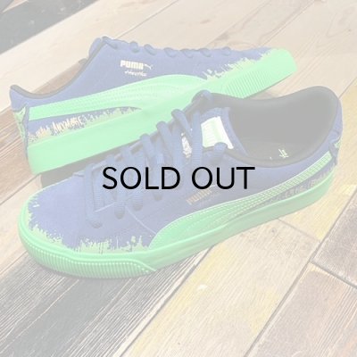 画像2: {PUMA x Hirotton} SUEDE SKATE (Blue Green)