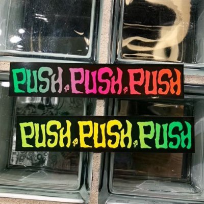 画像1: {RAFFISH DOG} "PUSH PUSH PUSH" STICKER SET
