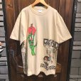 画像1: {MOMENTARY PSYCHO ART} "RAFFISH DOG" MULTI PRINT S/S T-SHIRTS(NATURAL) (1)