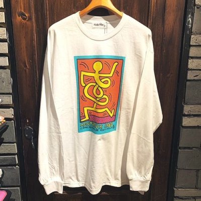 画像1: {KEITH HARING} "1983" L/S TEE