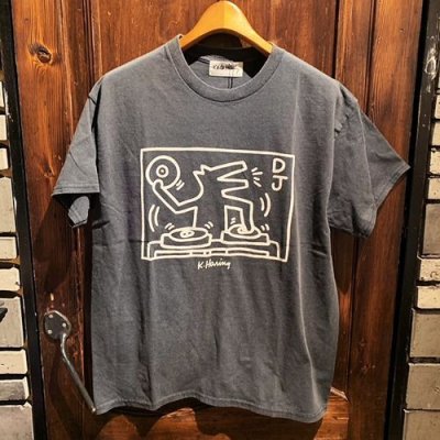 画像1: {KEITH HARING} "DJ" S/S TEE