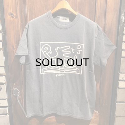画像1: {KEITH HARING} "DJ" S/S TEE