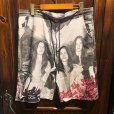 画像1: {HANG} "SHUT UP BITCH" aloha shorts (1)