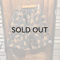 {NO MAD NUMSKULL} ORIGINAL PATTERN SHORT PANTS / "HATE" / XL