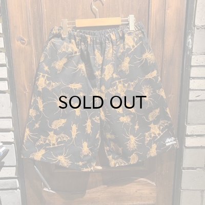 画像1: {NO MAD NUMSKULL} ORIGINAL PATTERN SHORT PANTS / "HATE" / XL