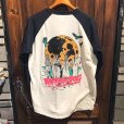 画像1: {RAFFISH DOG} "MOON" RAGLAN 3/4 T-SHIRTS (1)