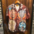 画像1: 【犯具】邪神斬捨五面 aloha shirts アロハシャツ (1)