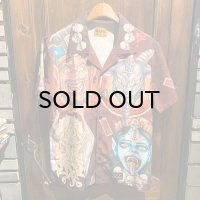 【犯具】邪神斬捨五面 aloha shirts アロハシャツ