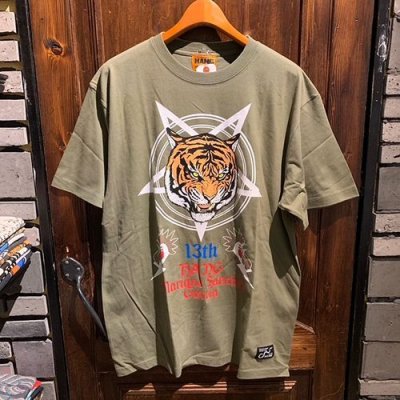 画像1: 【HANG】The Pentagram Tiger T-shirts