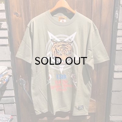 画像1: 【HANG】The Pentagram Tiger T-shirts
