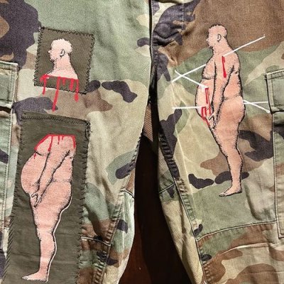 画像3: {伊藤慧} "ら" USED CAMO CARGO SHORTS