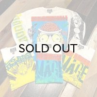 {NO MAD NUMSKULL}  MULTI PRINT L/S T-SHIRTS / Lsize