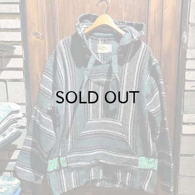 画像1: "USED" {NO MAD NUMSKULL} Remake Mexican Parka / BLACK×GREEN