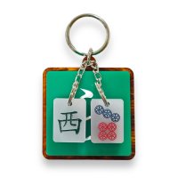 {KAE Acrylic} "ら" 麻雀牌 KEY HOLDER