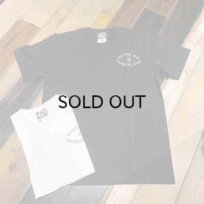 画像1: {RAFFISH DOG} "MAHJONG CLUB" POCKET T-SHIRTS