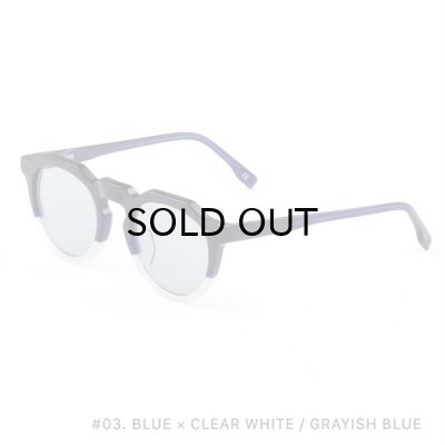 BLUE × CLEAR WHITE / GRAYISH BLUE