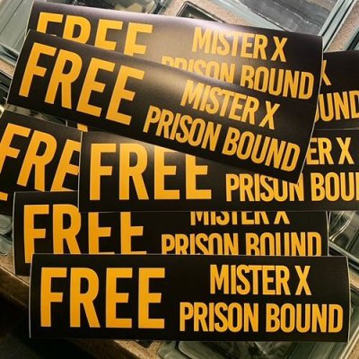 画像1: {MISTER-X} MISTER-X FREE DECAL