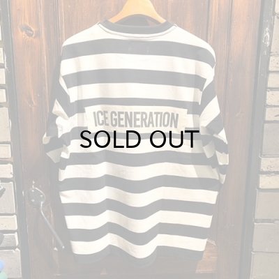 画像2: {POP EYES} PRISONER BORDER EASY TEE SHIRT LS