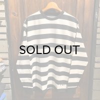 {POP EYES} PRISONER BORDER EASY TEE SHIRT LS