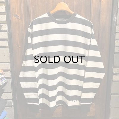 画像1: {POP EYES} PRISONER BORDER EASY TEE SHIRT LS