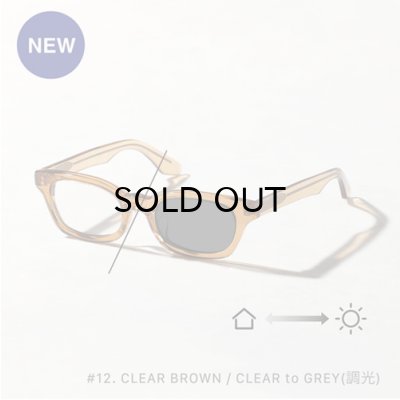 CLEAR BROWN / CLEAR to GREY (調光)