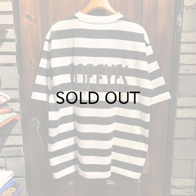 画像2: {POP EYES} "FUNNY CAT BORDER" EASY TEE SHIRT SS