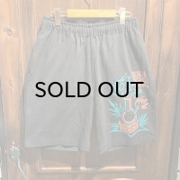 {NO MAD NUMSKULL} MAHJONG SHORTS / BLACK