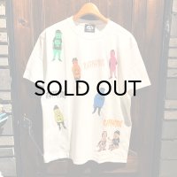 {RAFFISH DOG} "TM PAINT" MULTI S/S T-SHIRTS / WHITE