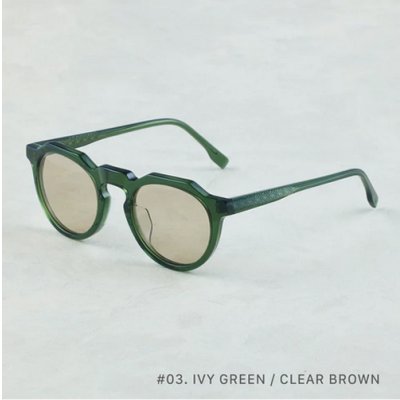 IVY GREEN / CLEAR BROWN