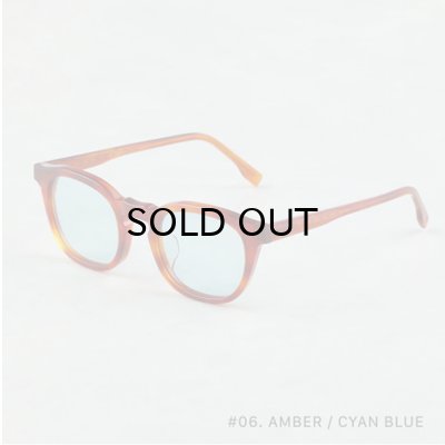 AMBER / CYAN BLUE