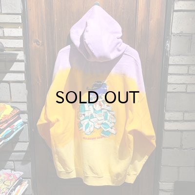 画像1: {HIROTTON} "Peacock" TIE DYE HOODIE