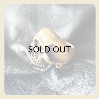 画像3: {HANG} “Cyclops Skull Ring" 【Brass Version】