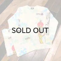 {Momentary Psycho Art} TIEDYE L/S T-SHRITS(C)